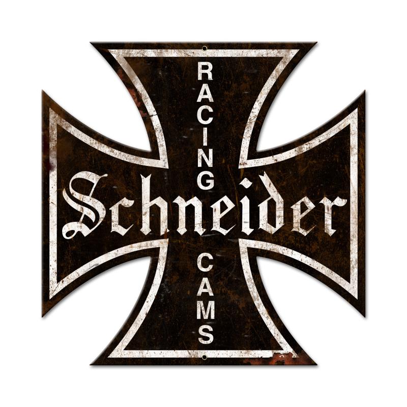 Schneider Logo - Grunge Vintage Sign