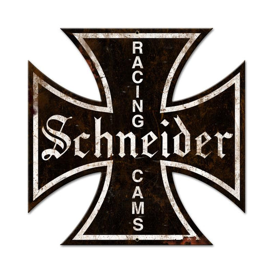 Schneider Logo - Grunge Vintage Sign