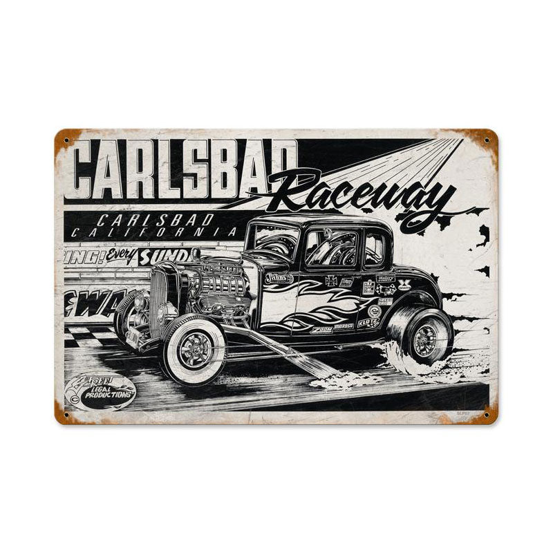 Carlsbad Raceway Vintage Sign