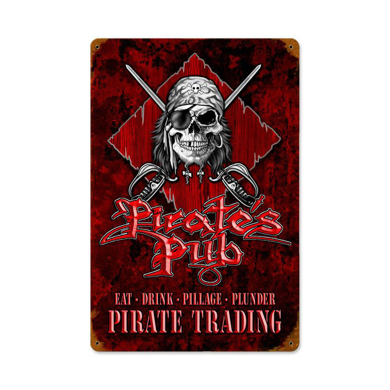 Pirates Pub Vintage Sign