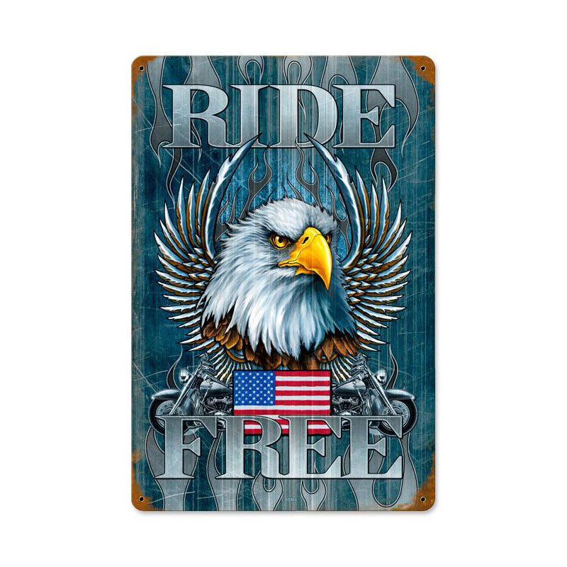 Ride Free Vintage Sign