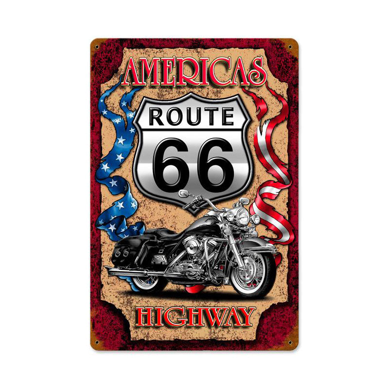 America Highway Vintage Sign