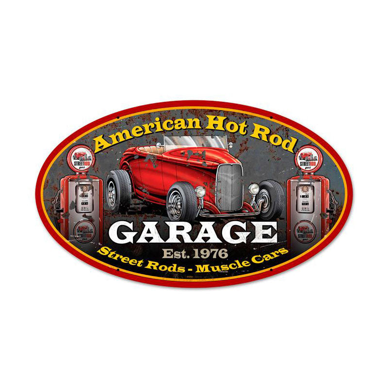 American Hot Rod Vintage Sign