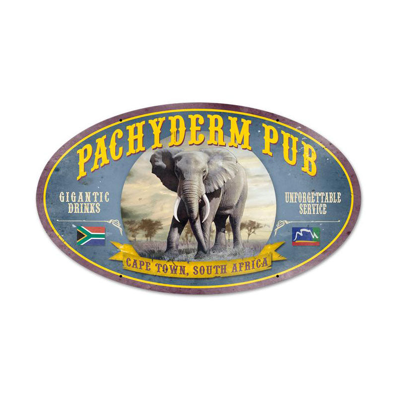 Pachyderm Pub Vintage Sign