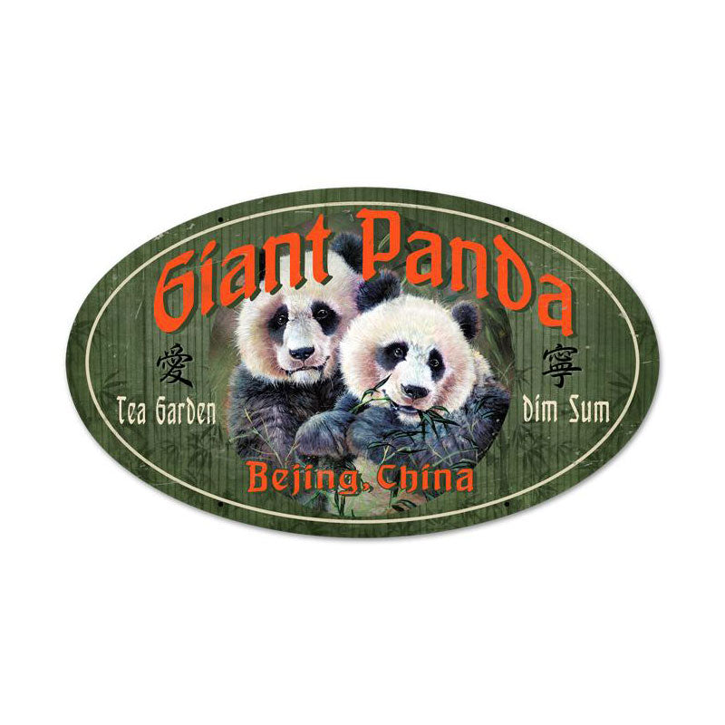 Giant Panda Vintage Sign