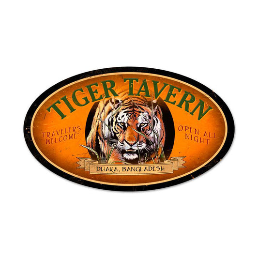 Tiger Tavern Vintage Sign