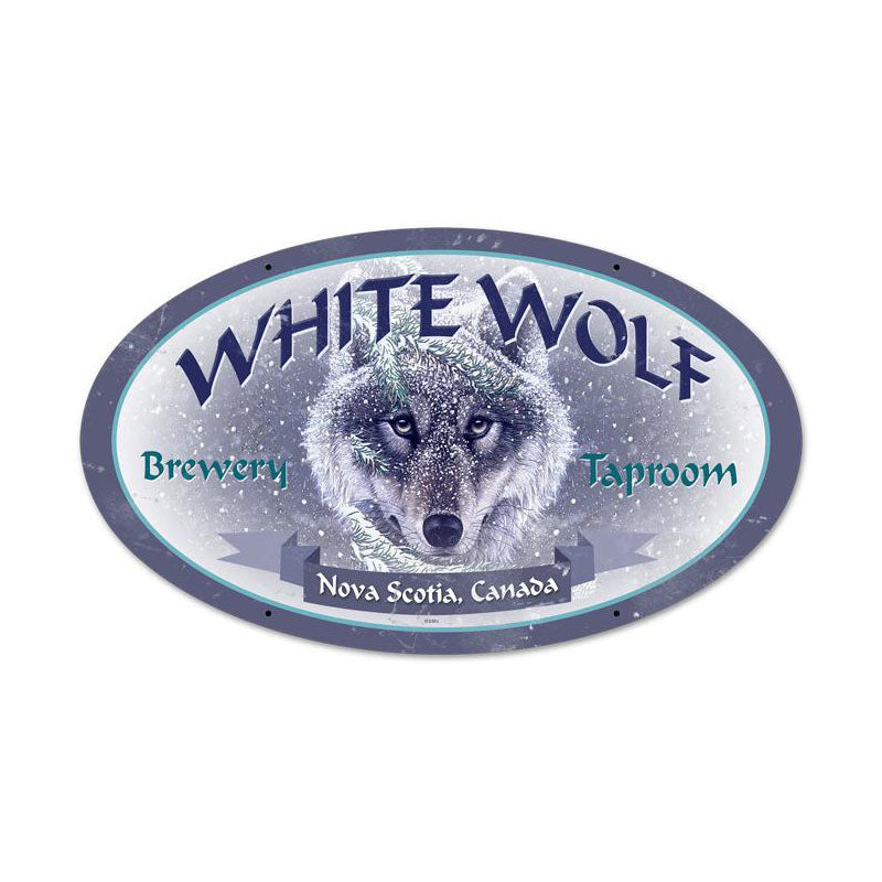 White Wolf Vintage Sign