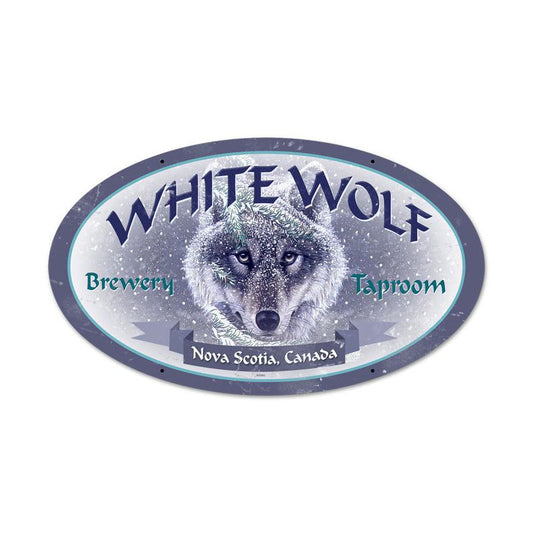 White Wolf Vintage Sign