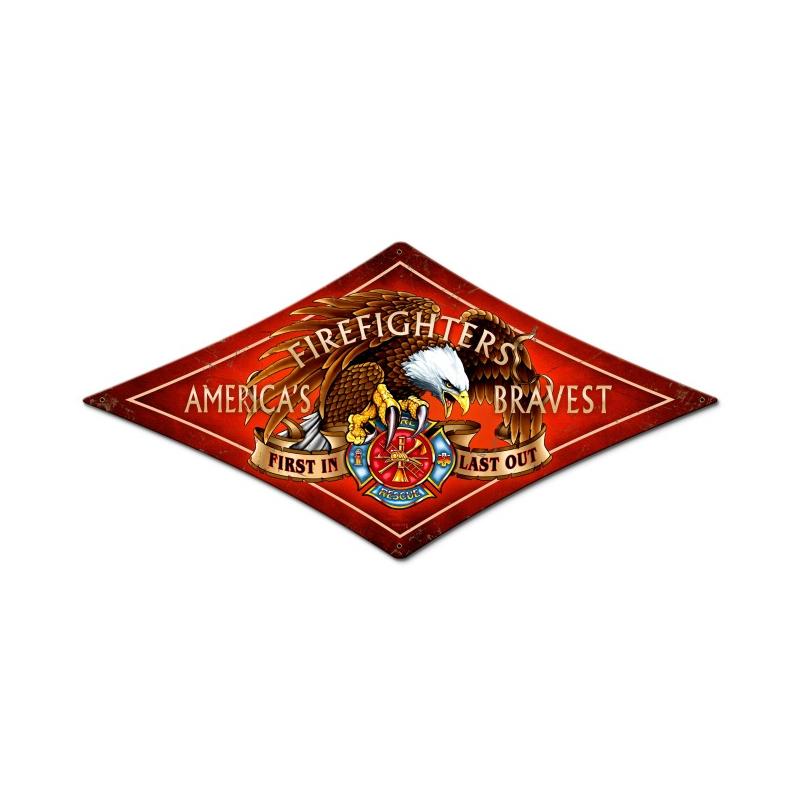 Fire Fighter Vintage Sign