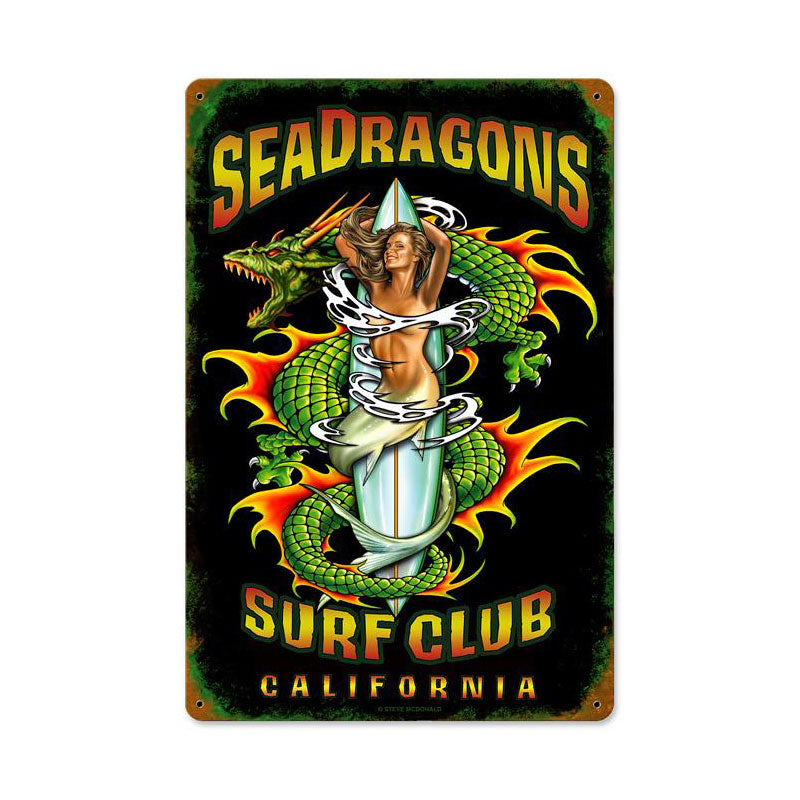 Sea Dragon Vintage Sign