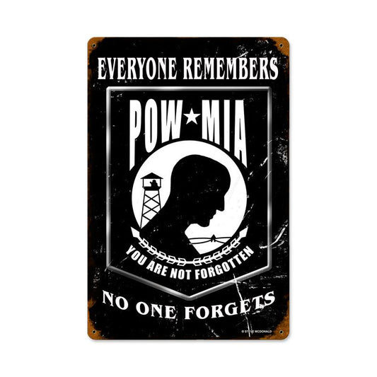 Pow Black Vintage Sign