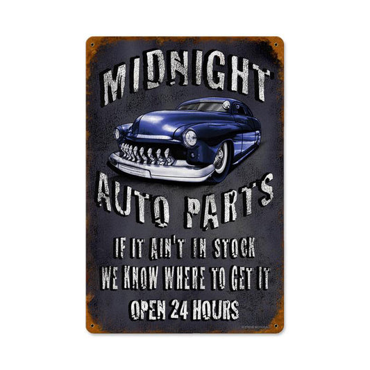 Midnite Auto Vintage Sign