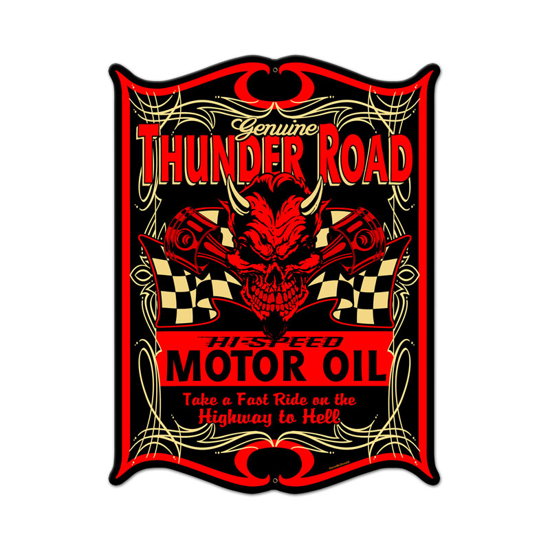 Thunder Road Vintage Sign