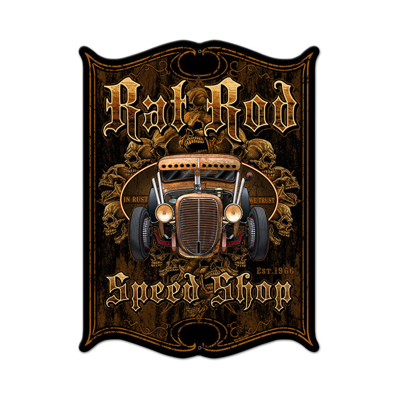 Rat Rod Vintage Sign