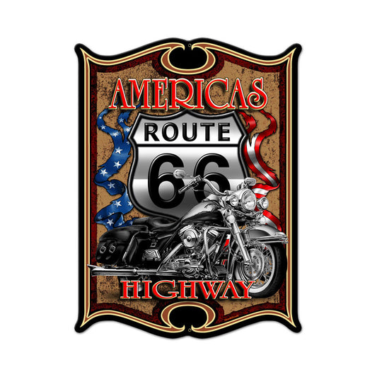 Americas Highway Vintage Sign