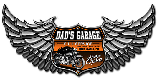 Dad's Garage Vintage Sign