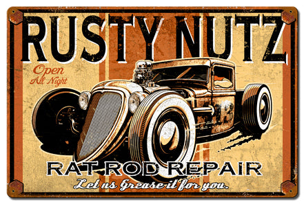Rusty Nutz Vintage Sign