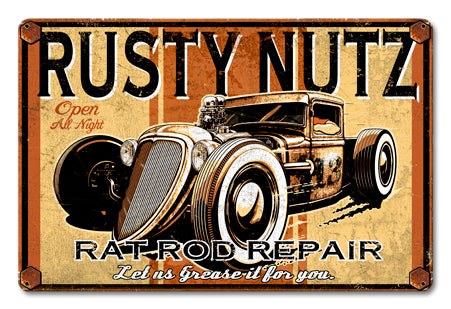 Rusty Nutz Vintage Sign
