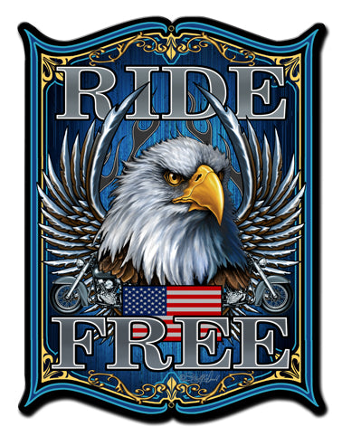Ride Free Vintage Sign