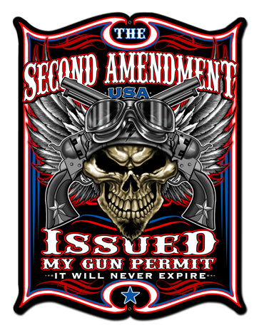 2nd Amendment Vintage Sign