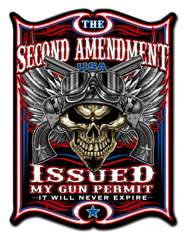 2nd Amendment Vintage Sign