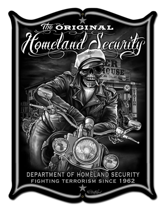 Homeland Security Vintage Sign