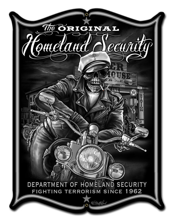 Homeland Security Vintage Sign