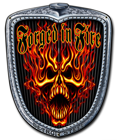 Forged Grill Vintage Sign