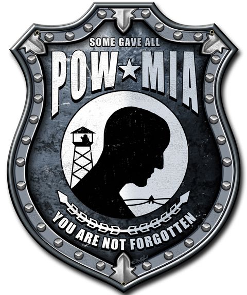 POW MIA Vintage Sign