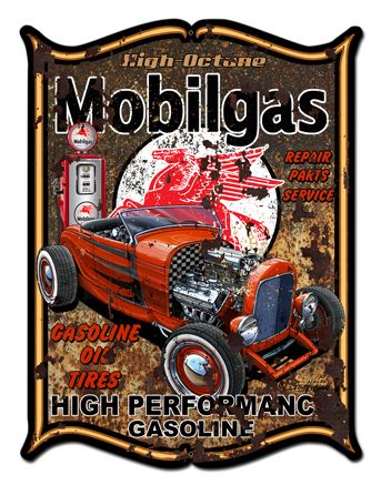 Mobilegas Vintage Sign