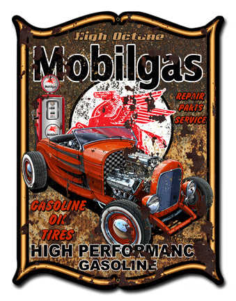 Mobilegas Vintage Sign