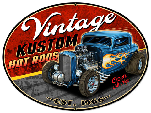 Vintage Kustom Vintage Sign