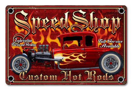 Speed Shop Vintage Sign