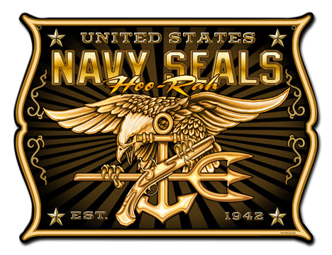 Navy Seals Vintage Sign