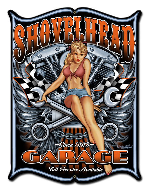 Shovelhead Vintage Sign