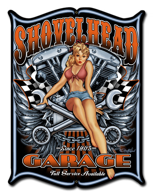 Shovelhead Vintage Sign