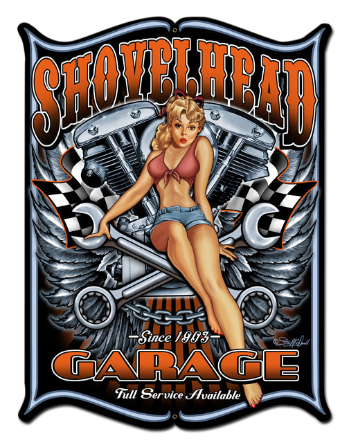 Shovelhead Vintage Sign