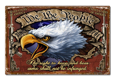 We The People Vintage Sign