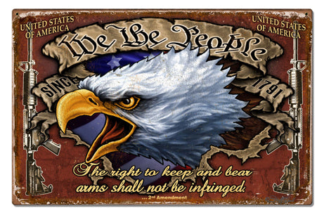 We The People Vintage Sign