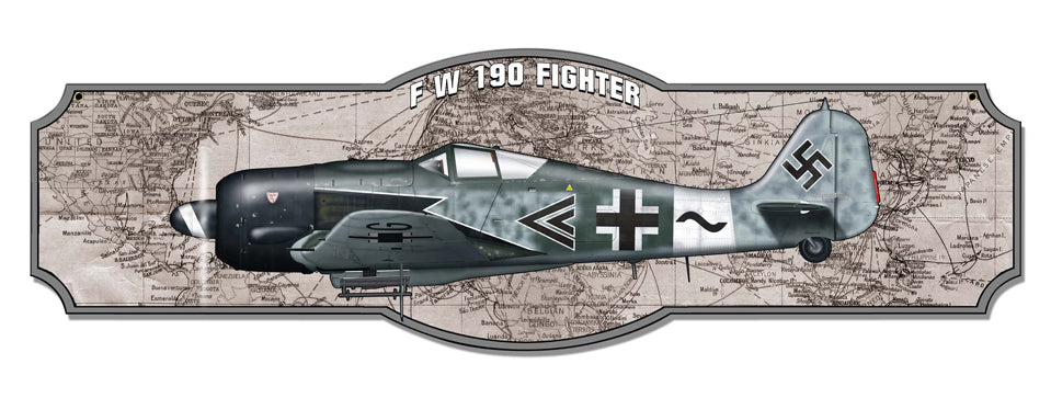 1-FW 190 Vintage Sign