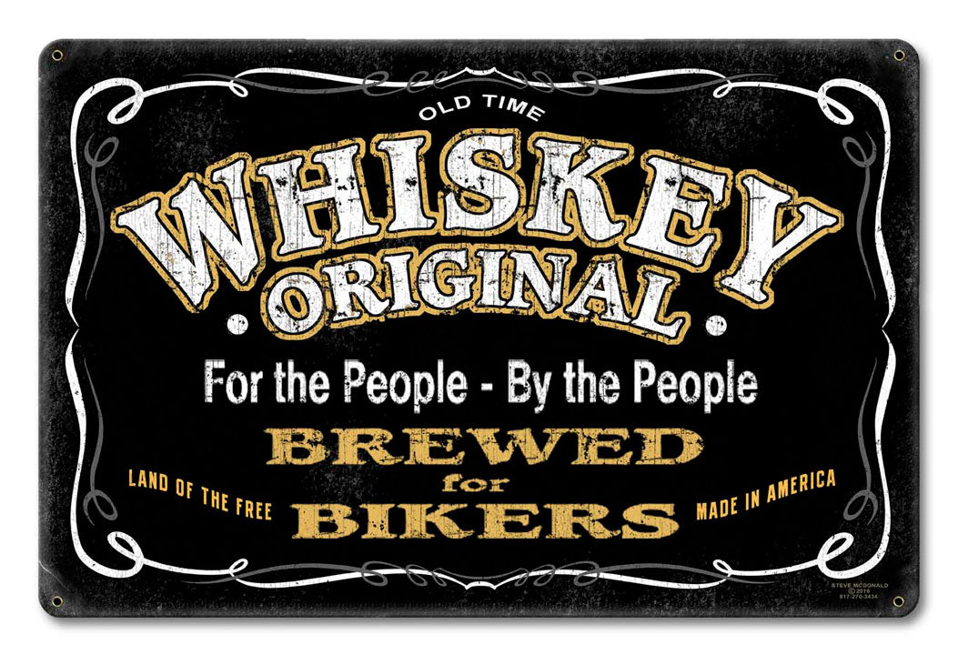 Whiskey Original Vintage Sign