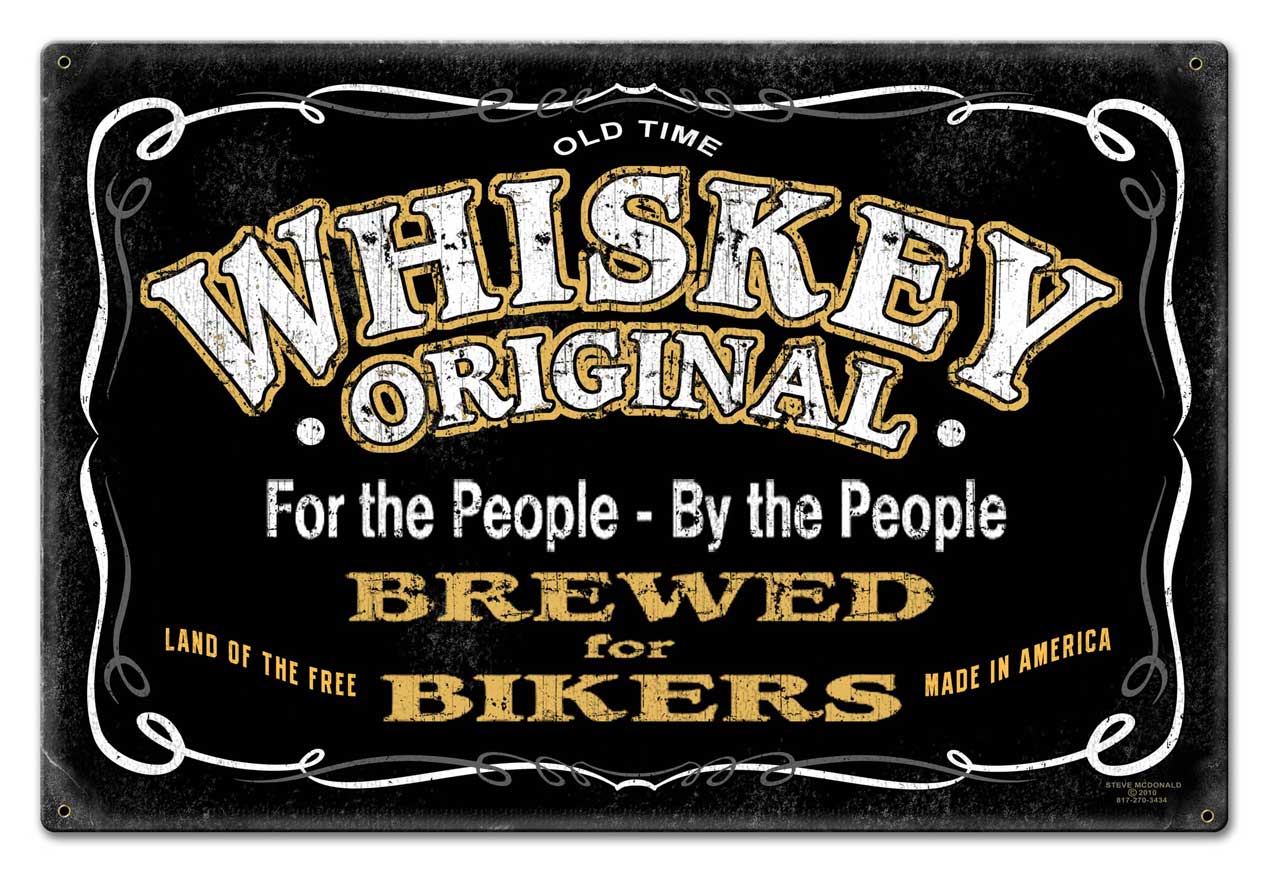 Whiskey Original Vintage Sign