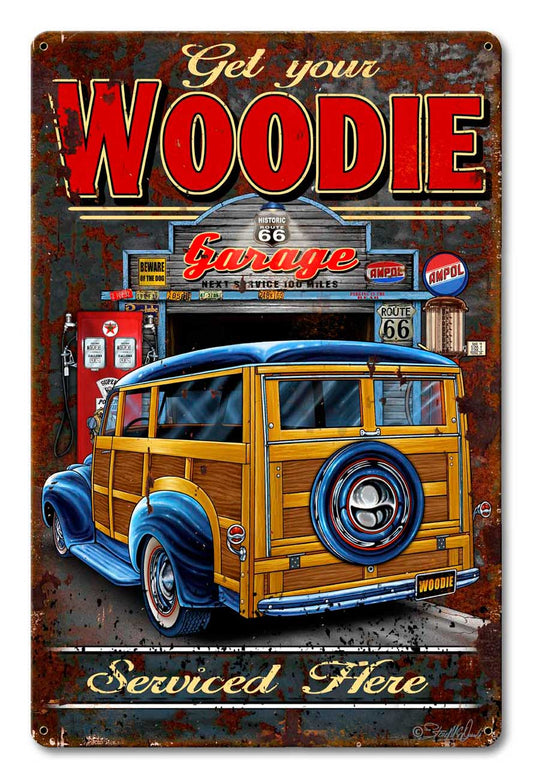 Woodie Vintage Sign