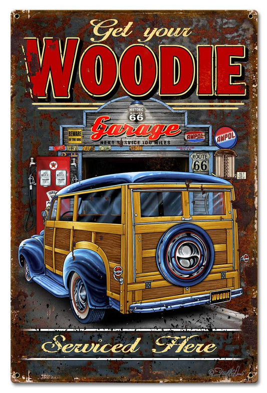 Woodie Vintage Sign