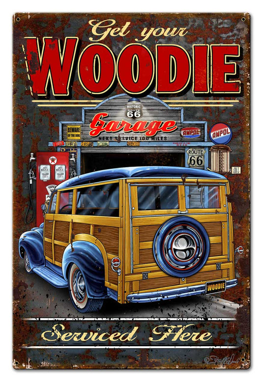 Woodie Vintage Sign