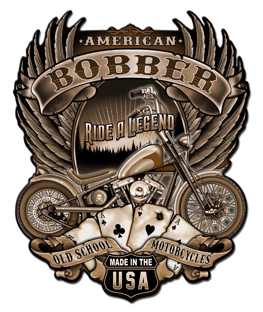 American Bobber Vintage Sign