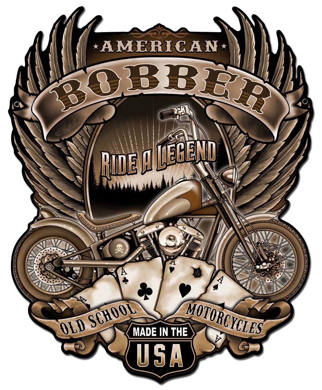 American Bobber Vintage Sign