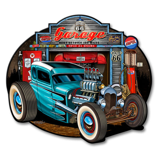 Garage Rod Vintage Sign