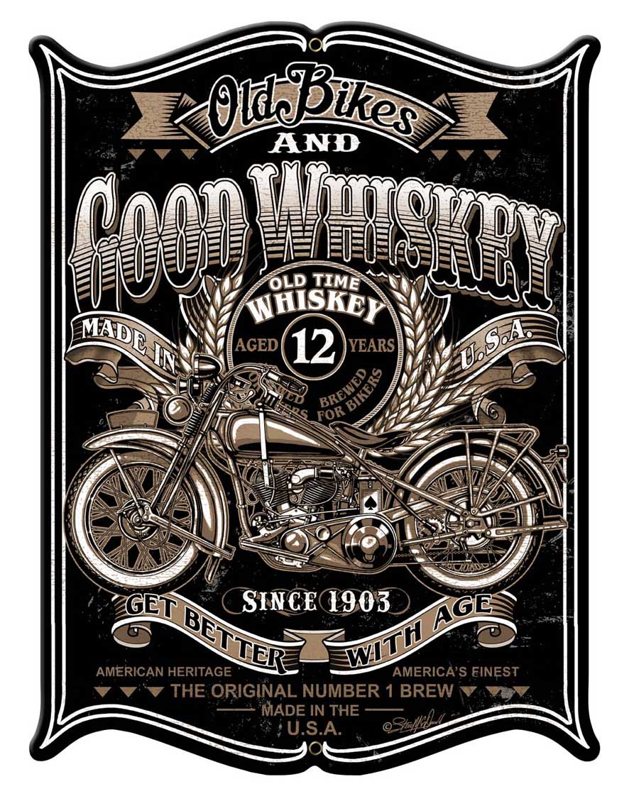 Old Bikes Vintage SignDISCONTINUED -