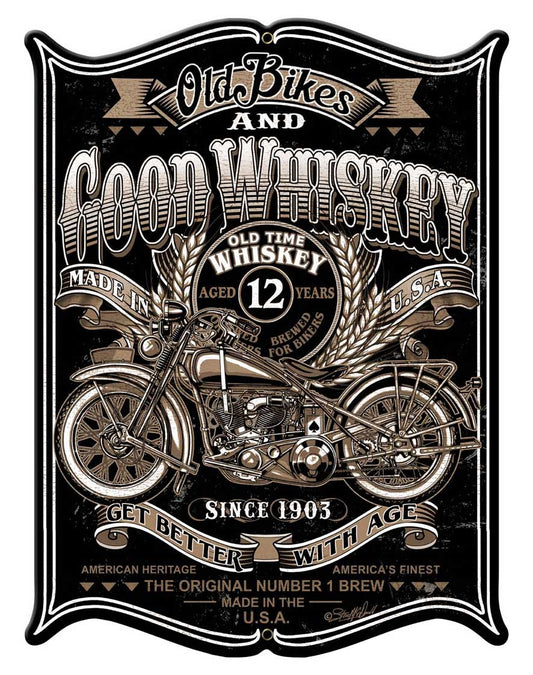 Old Bikes Vintage SignDISCONTINUED -